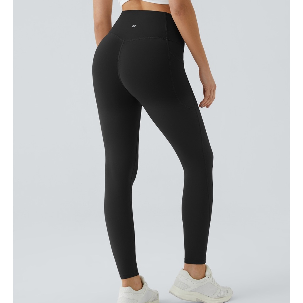 Halara Bundle Ultrasculpt High Waisted Tummy Control Pocket Leggings 7/8 - Picture 3 of 6